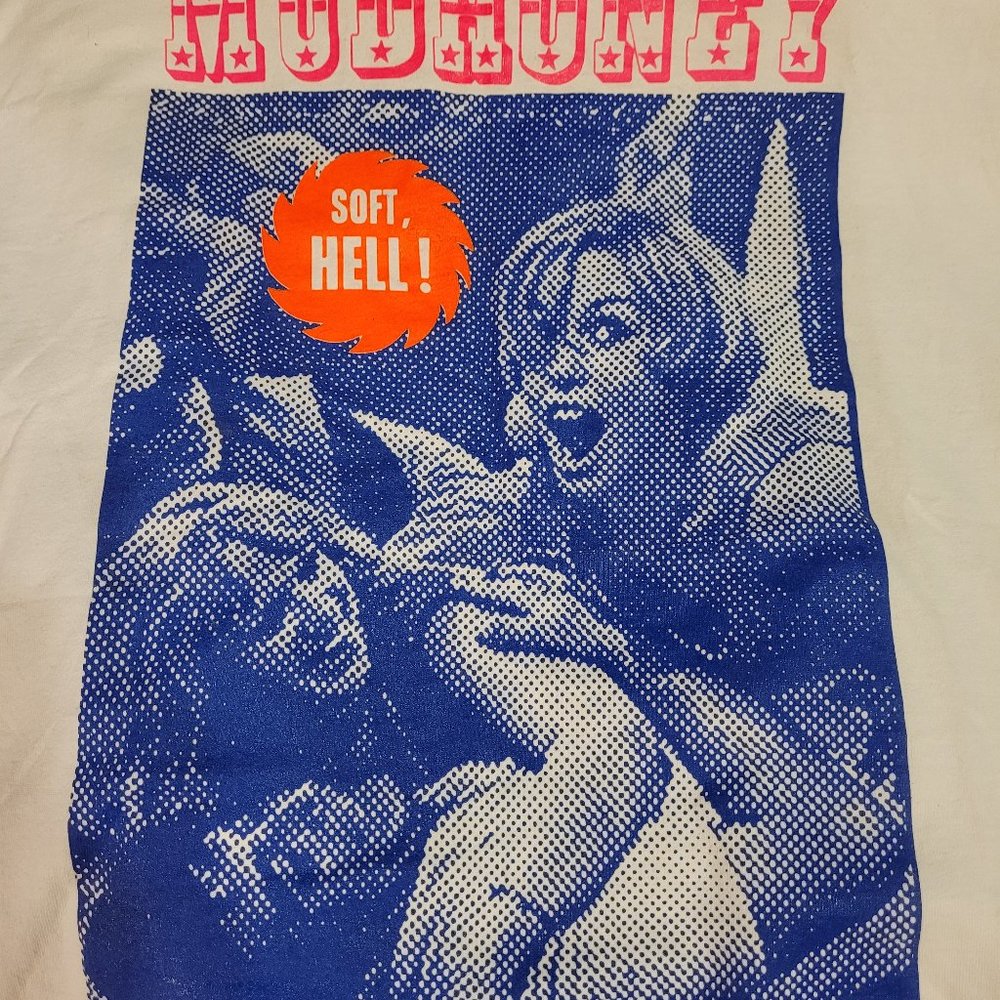 MUDHONEY Soft, Hell! VINTAGE T-SHIRT 1995 XL White